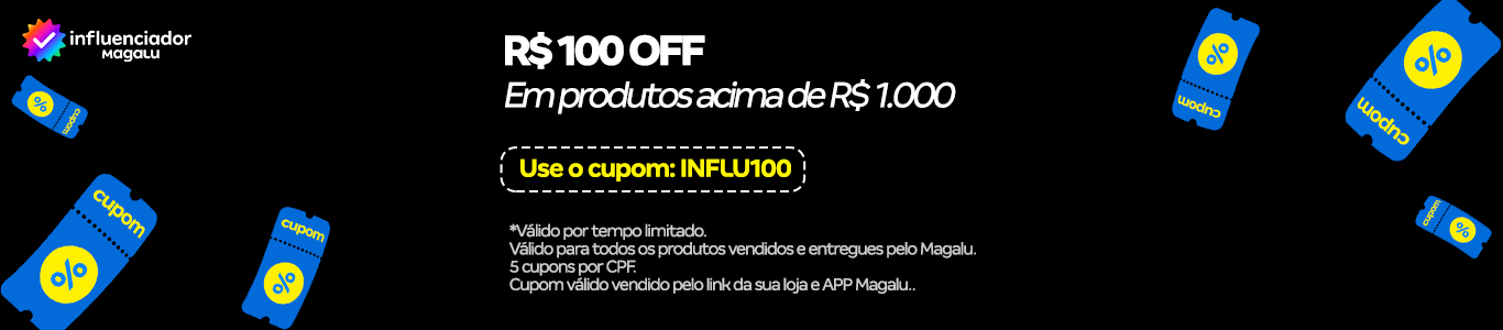 CUPOM INFLU100