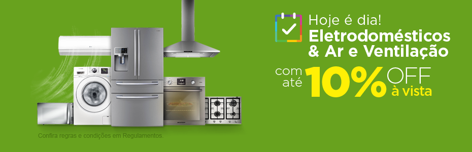 24hs de Eletrodom & Ar, sua casa vai adorar essas seleção!
