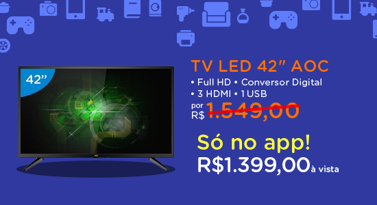 Só no aplicativo você aproveita esses preços exclusivos. Baixe agora!