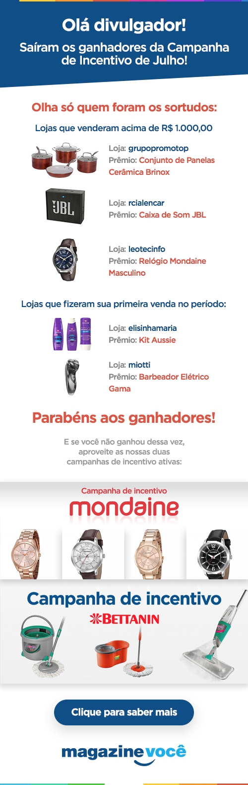 Hoje é dia de MagaOutlet com até 50% de desconto!